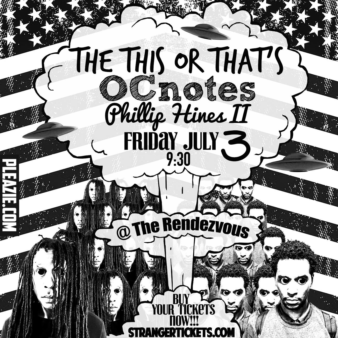 The This Or That's, OCnotes, And Phillip Hines II LIVE @ The Rendezvous Jewel Box Theater - July 3rd Doors @ 9:30